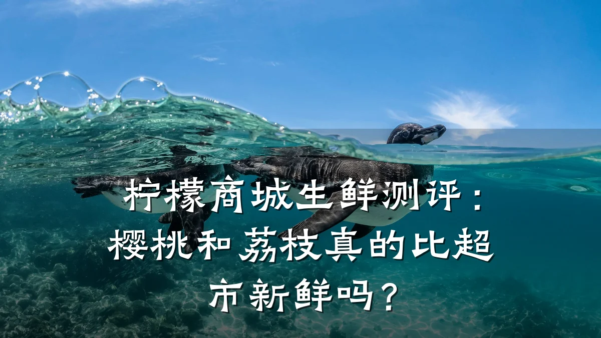 柠檬商城生鲜测评：樱桃和荔枝真的比超市新鲜吗？