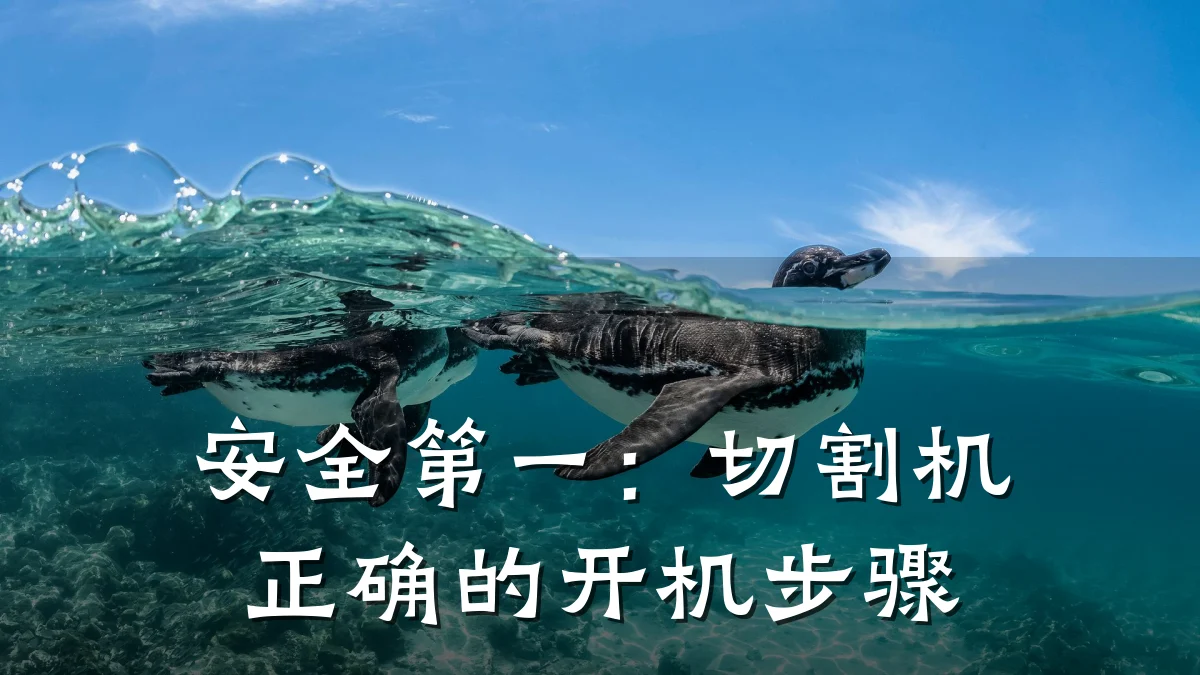 安全第一：切割机正确的开机步骤