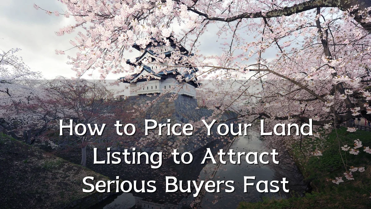 How to Price Your Land Listing to Attract Serious Buyers Fast