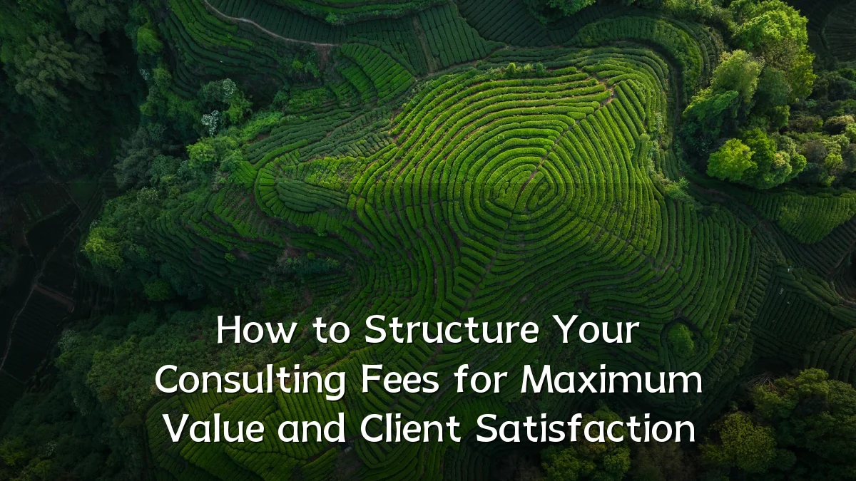 How to Structure Your Consulting Fees for Maximum Value and Client Satisfaction
