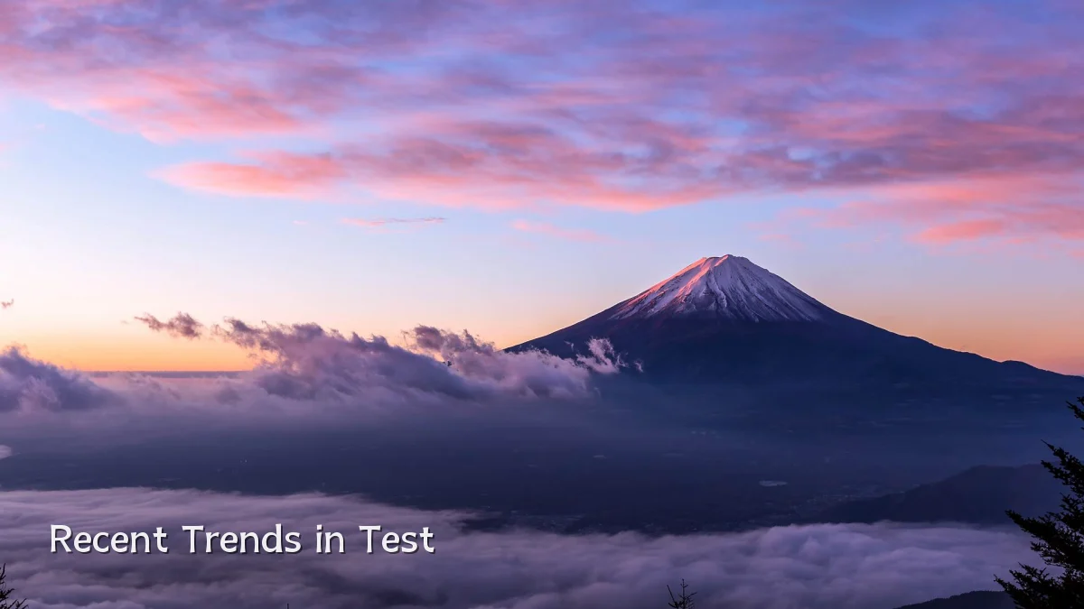 Recent Trends in Test