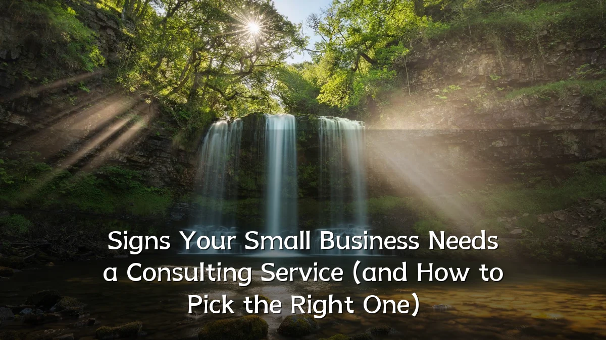 Signs Your Small Business Needs a Consulting Service (and How to Pick the Right One)