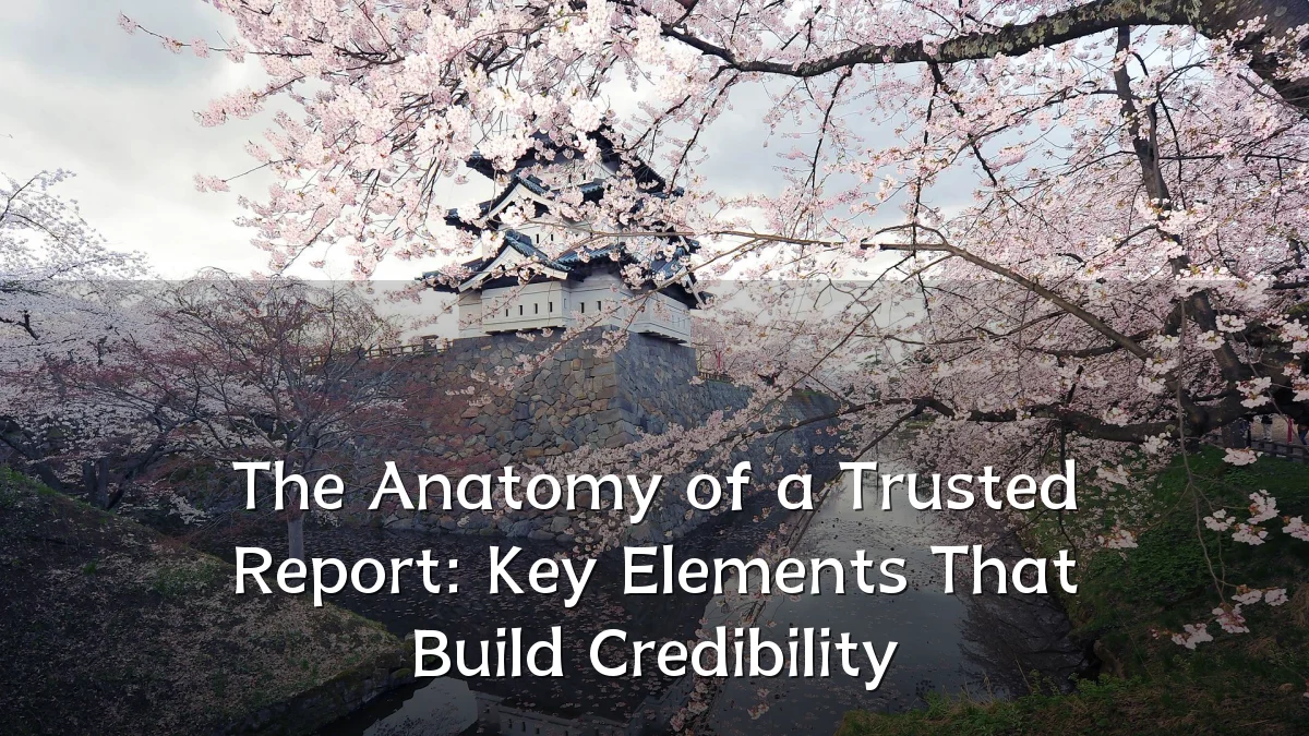 The Anatomy of a Trusted Report: Key Elements That Build Credibility