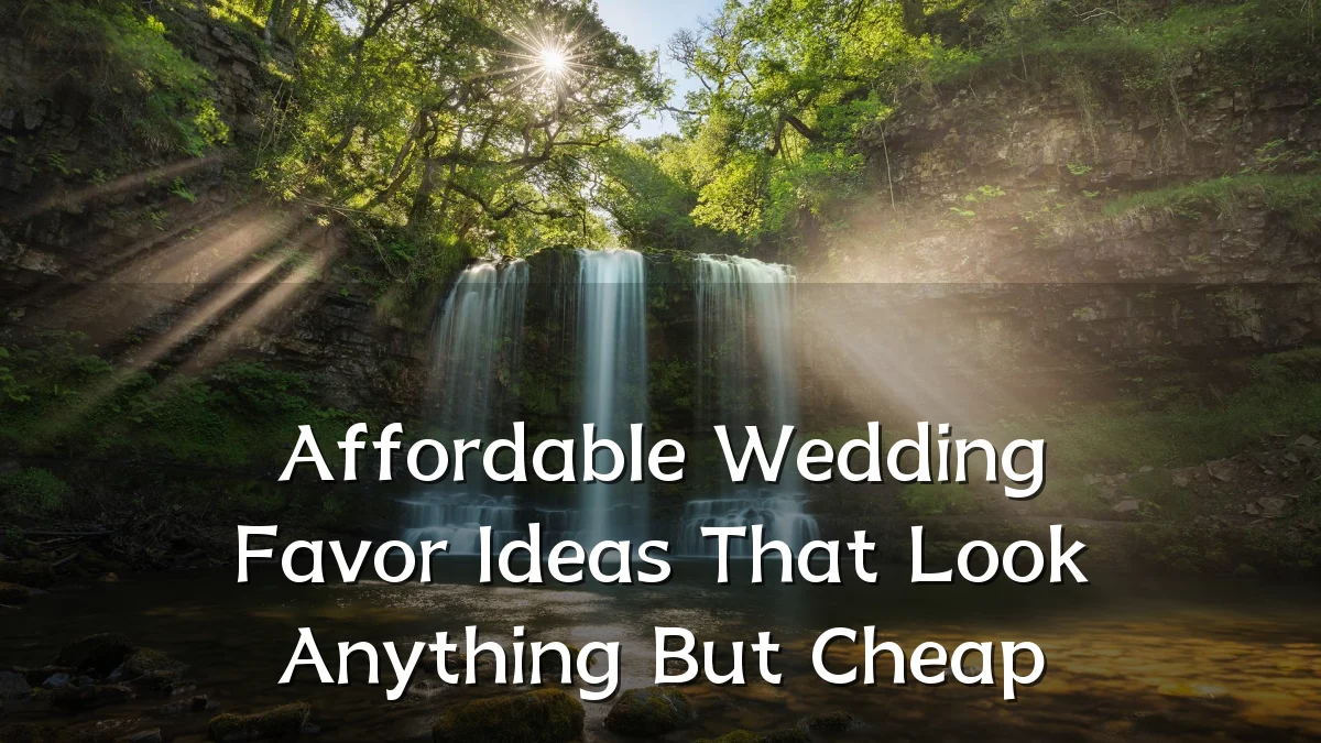 Affordable Wedding Favor Ideas That Look Anything But Cheap
