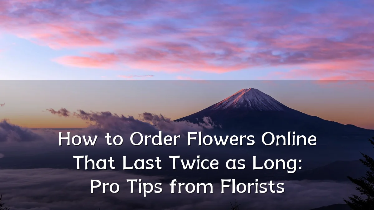 How to Order Flowers Online That Last Twice as Long: Pro Tips from Florists