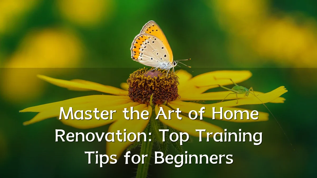 Master the Art of Home Renovation: Top Training Tips for Beginners