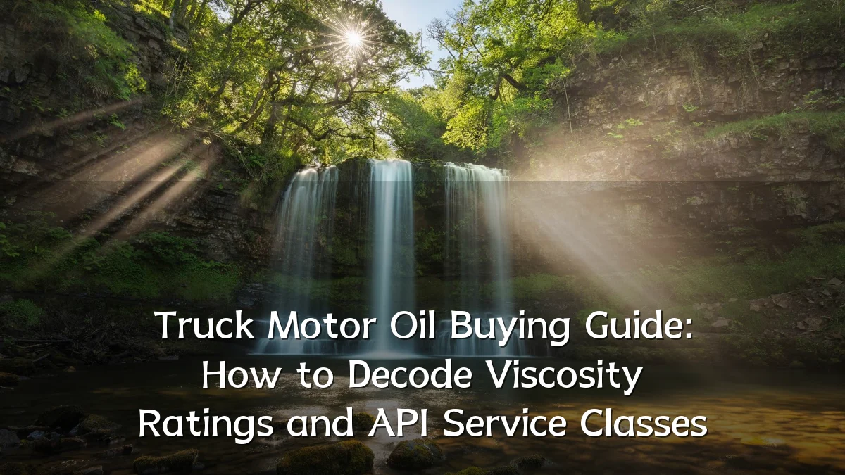 Truck Motor Oil Buying Guide: How to Decode Viscosity Ratings and API Service Classes